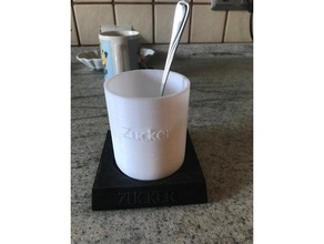zuckerdose kitchen & dining 3d print model - Mito3D