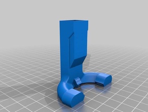 fan duct semi circular 3d printing cooling 3d print model - Mito3D
