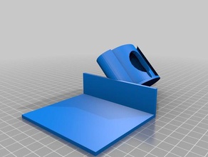 simple iwatch charging base mobile phone 3d print model - Mito3D