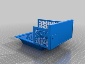 güç kaynağı fan monte hex remix 3d baskı 3d print model - Mito3D