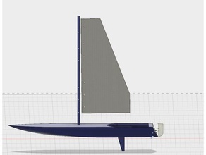 rc barca a vela r c i veicoli 3d print model - Mito3D