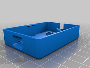 adafruit plume lora boîte de boîtier l'électronique 3d print model - Mito3D