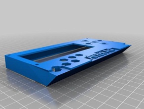 angled lcd mount 3d printing anet a8 3d print model - Mito3D