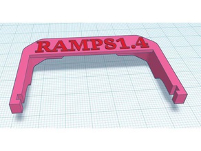 ramps 14 fan mount 40mm-logo 3d Drucker Zubehör 3d print model - Mito3D