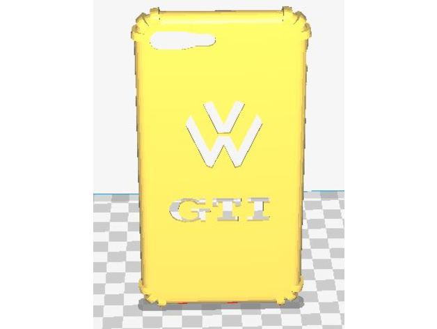 iphone 7 plus volkswagen gti mobile phone golf 3D print model - Mito3D