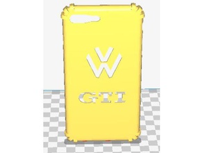 iphone 7 plus volkswagen gti téléphone mobile de golf l'iphone 3d print model - Mito3D