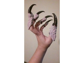 fonksiyonel pençeleri sahne claw cosplay kostüm ejderha eğlenceli Cadılar Bayramı 3d print model - Mito3D