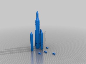nasa rocket i-10 zeus 3d printing 3d print model - Mito3D