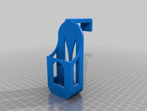 roku remote holder hook household 3d print model - Mito3D