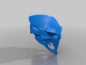 overwatch dracular full head mask option 1 & 2 3d printing 3d print model - Mito3D