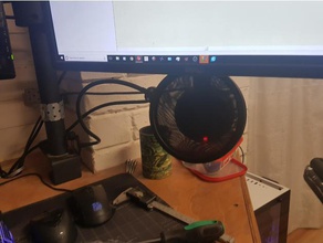 blue snowball ice monitor mount audio 3d print model - Mito3D
