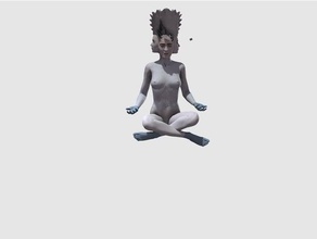 ela jano entheogenic deusa a arte visionária de meditação esculturas 3d print model - Mito3D