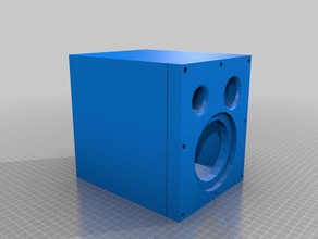 portiert Lautsprecher-box audio 3d print model - Mito3D