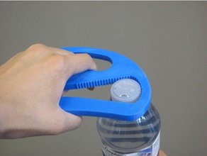 apribottiglie famiglia 3dprintable 3dprinting di accesso l'accessibilità tappo bottiglia cap la disabilità disabili grip maniglia lettore acqua 3d print model - Mito3D