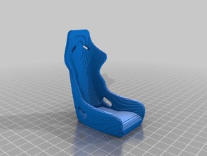 3d barra de asiento recaro la 3d print model - Mito3D