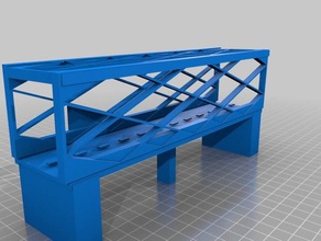 ponte, não carros edifícios e estruturas 3d print model - Mito3D