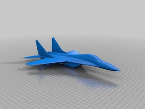 mig 29 fulcrum vehicles airplane jet military missile plane 3d print model - Mito3D