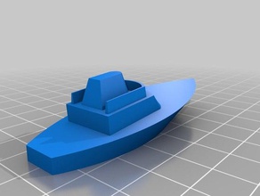 yacht vehicles fusion 360 3d print model - Mito3D
