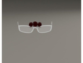 Gläser Rosen Frauen s Stil Brille 3d print model - Mito3D