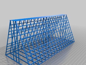 universal truss bridge buildings & structures model car trains 3d print model - Mito3D