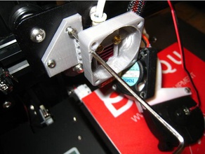 verstärkte Kühlung fan duct ender 2 3d-Drucker Teile creality hotend 3d print model - Mito3D