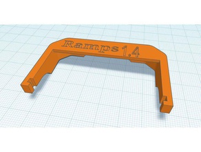 ramps 14 fan mount 40mm logo v2 3d printer accessories 3d print model - Mito3D
