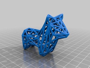 l'anno del cane animali triangolazioni di delaunay meshmixer 3d print model - Mito3D