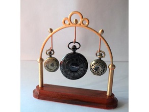 pocket watch stand mk2 3d printing support printed 3d print model - Mito3D
