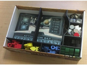 tiny epic galaxies + beyond black organizer toys & games boardgames board 3d print model - Mito3D