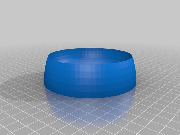 simple dog cat bowl pets tronxyx5s 3D print model - Mito3D
