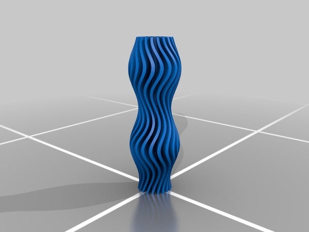 paramétrique sine conception v1 art sauterelle 3d 3D print model - Mito3D