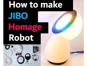 jibo homage - diy music dancing robot robotics arduino audio dance led neopixel sparkfun 3d print model - Mito3D