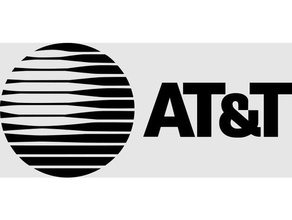 logotipo de at&t 1983-1996 signos y logotipos el antiguo logo 3d print model - Mito3D
