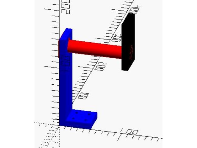 soporte carrete filamento Impresora 3d accesorios 3D print model - Mito3D