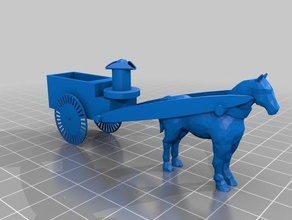 revolutionary war american cart 3d printing 3d print model - Mito3D