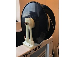 atherbot spool holder mod 3d printer parts athorbot pla 3d print model - Mito3D