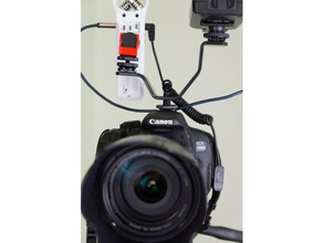 flash hot shoe adapter 90 tripod camera 3d print model - Mito3D