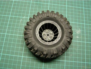 1 9 uragano beadlock ruota r c i veicoli 3d print model - Mito3D