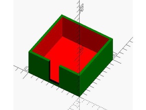 Papier-Halter Container 3d print model - Mito3D