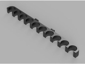 nerf dart titular del lidl powerfix herramienta de pared organizador portaherramientas y cajas 3d print model - Mito3D