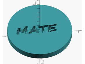 supports mate 3d print model - Mito3D