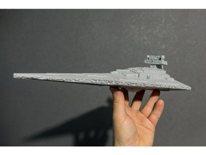 imperial star destroyer - wars elevado detalhe modelos 3d print model - Mito3D