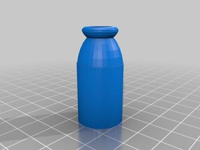 modelo universal de tren jarra leche comida & bebida 3d print model - Mito3D
