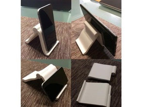 ajustável de telefone suporte para tablet celular iphone 3d print model - Mito3D