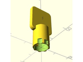 tubular tecla personalizable herramientas chicago as clave 3d print model - Mito3D
