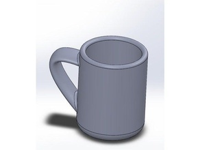 basic mug organization coffee pencil holder 3d print model - Mito3D