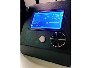 monoprice seleccione v2 botón de reset Impresora 3d accesorios las piezas el restablecer 3d print model - Mito3D