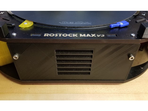 rostock max v3 case enhancements enclosure heating 3d printer parts heated seemecnc 3D print model - Mito3D