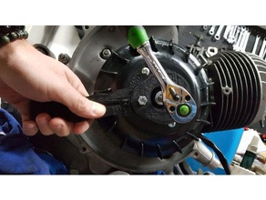 vespa flywheel removal & mount tool hand tools 3d print model - Mito3D