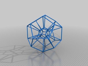 dodecahedron within math bridging overhang torture test 3d print model - Mito3D